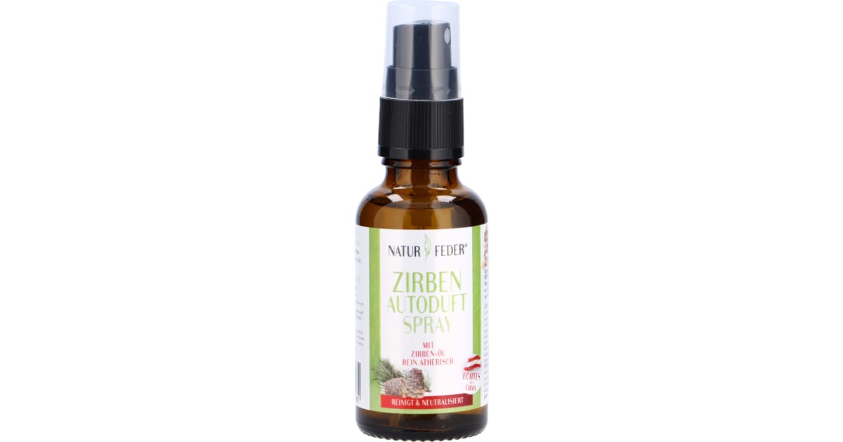 Naturfeder Auto Duftspray Zirbe