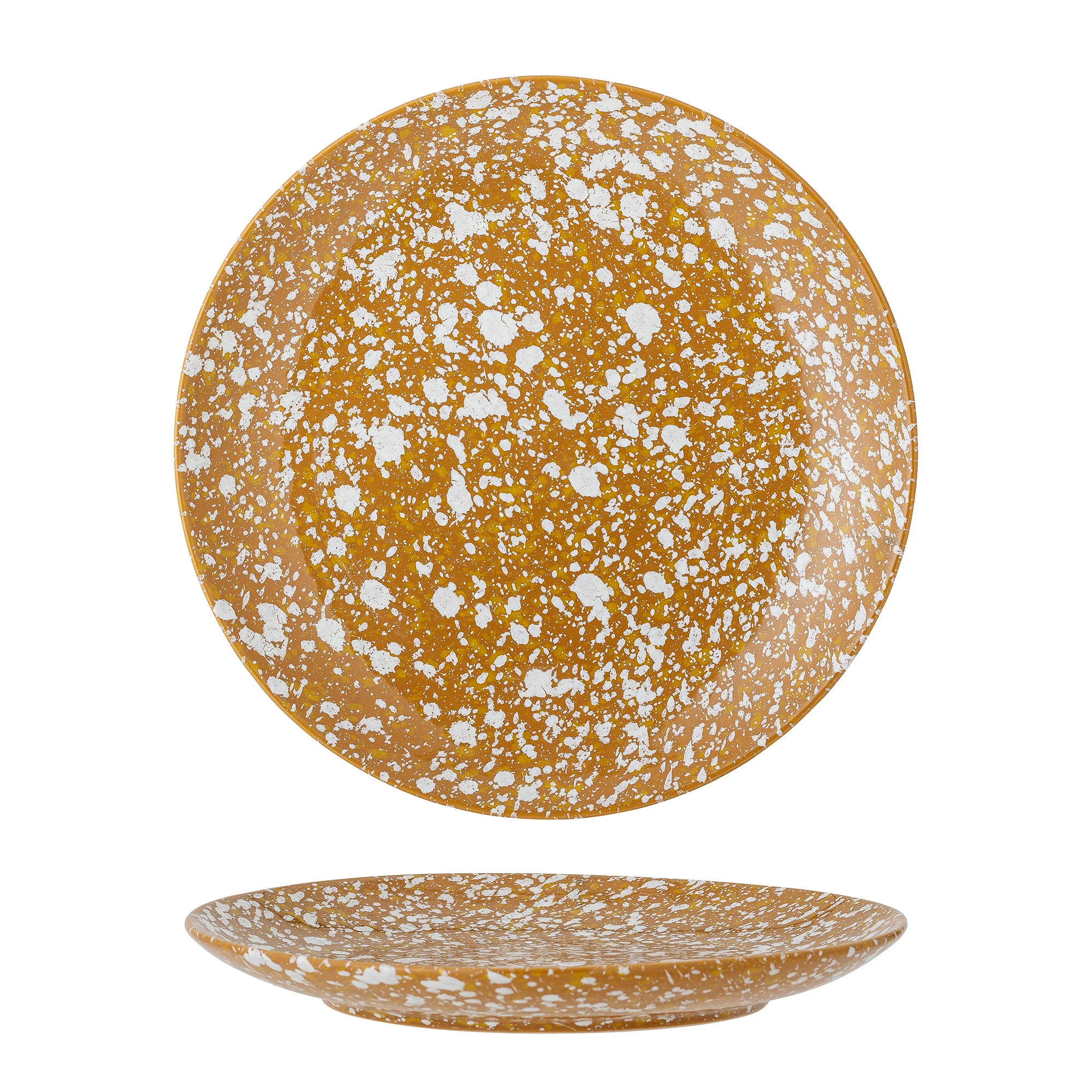 CARMEL - Assiette céramique | Marron