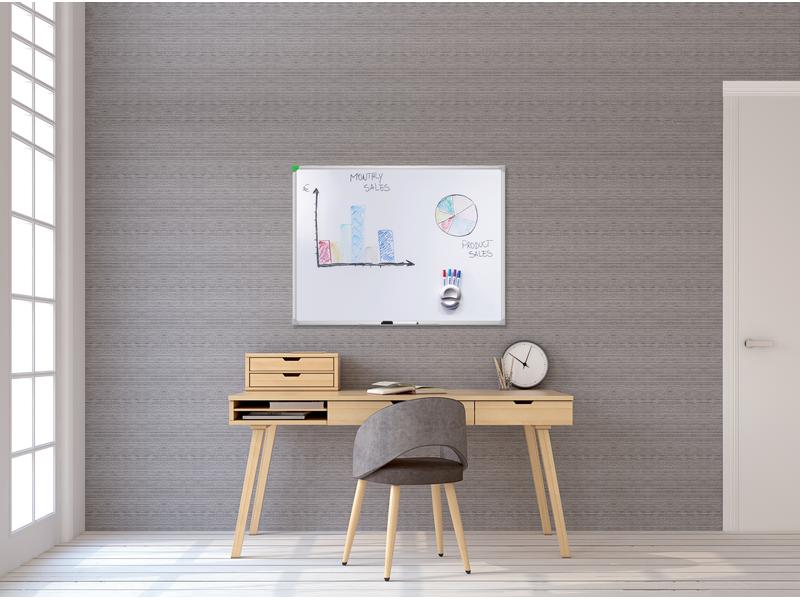 Franken Magnethaftendes Whiteboard U-Act!Line 30 cm x 40 cm Umweltfreundliche Schreibtafel