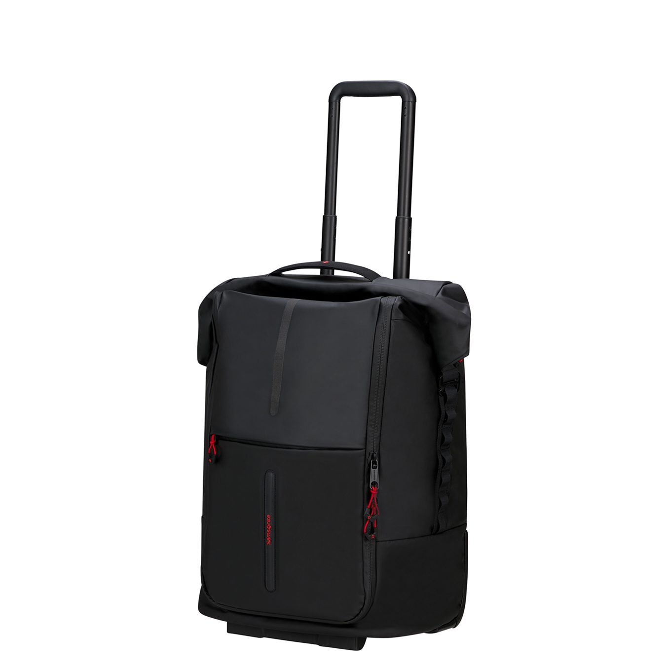 Samsonite Ecodiver Opvouwbare Reistas Duffle Wheels 4-In-1 Black