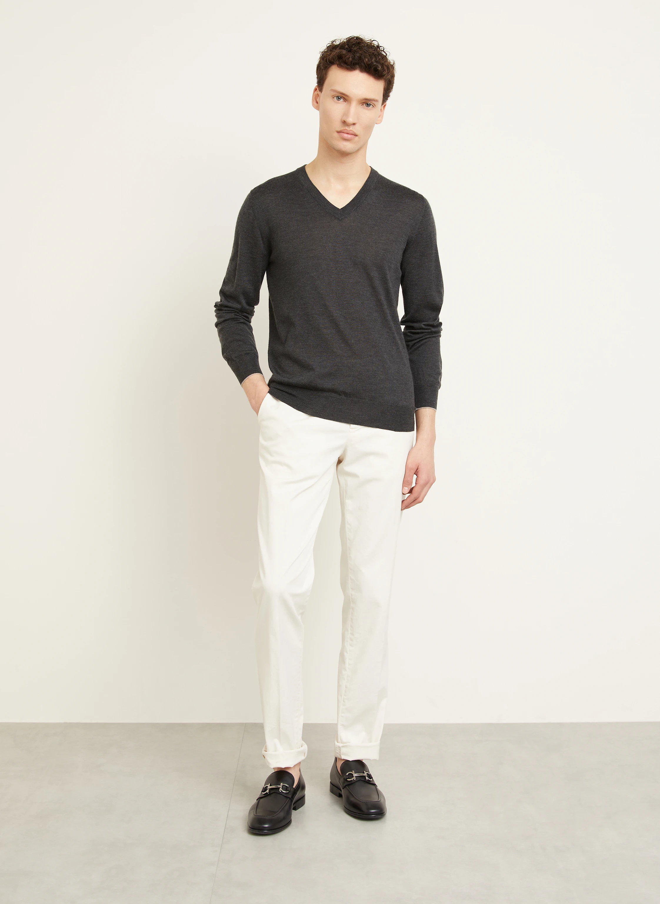 FIORONI Cashmere-Pullover mit Seide