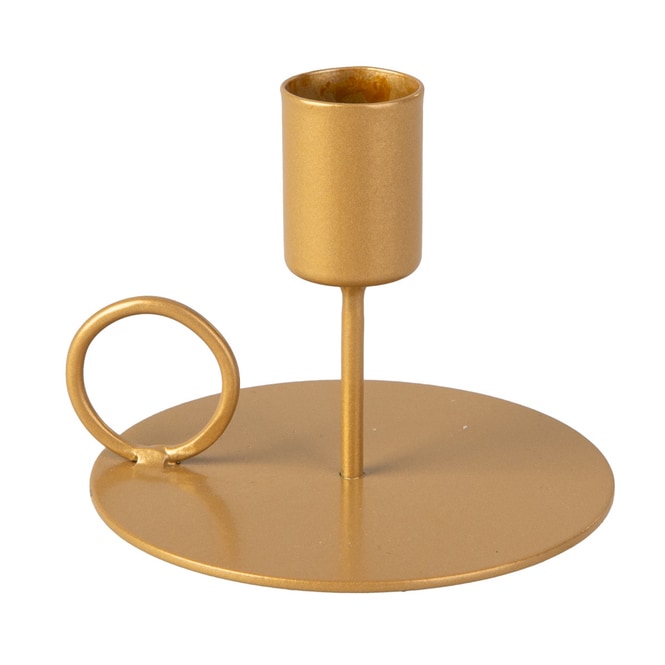 Kerzenhalter gold - ca. 9,5 x 9 x 7 cm