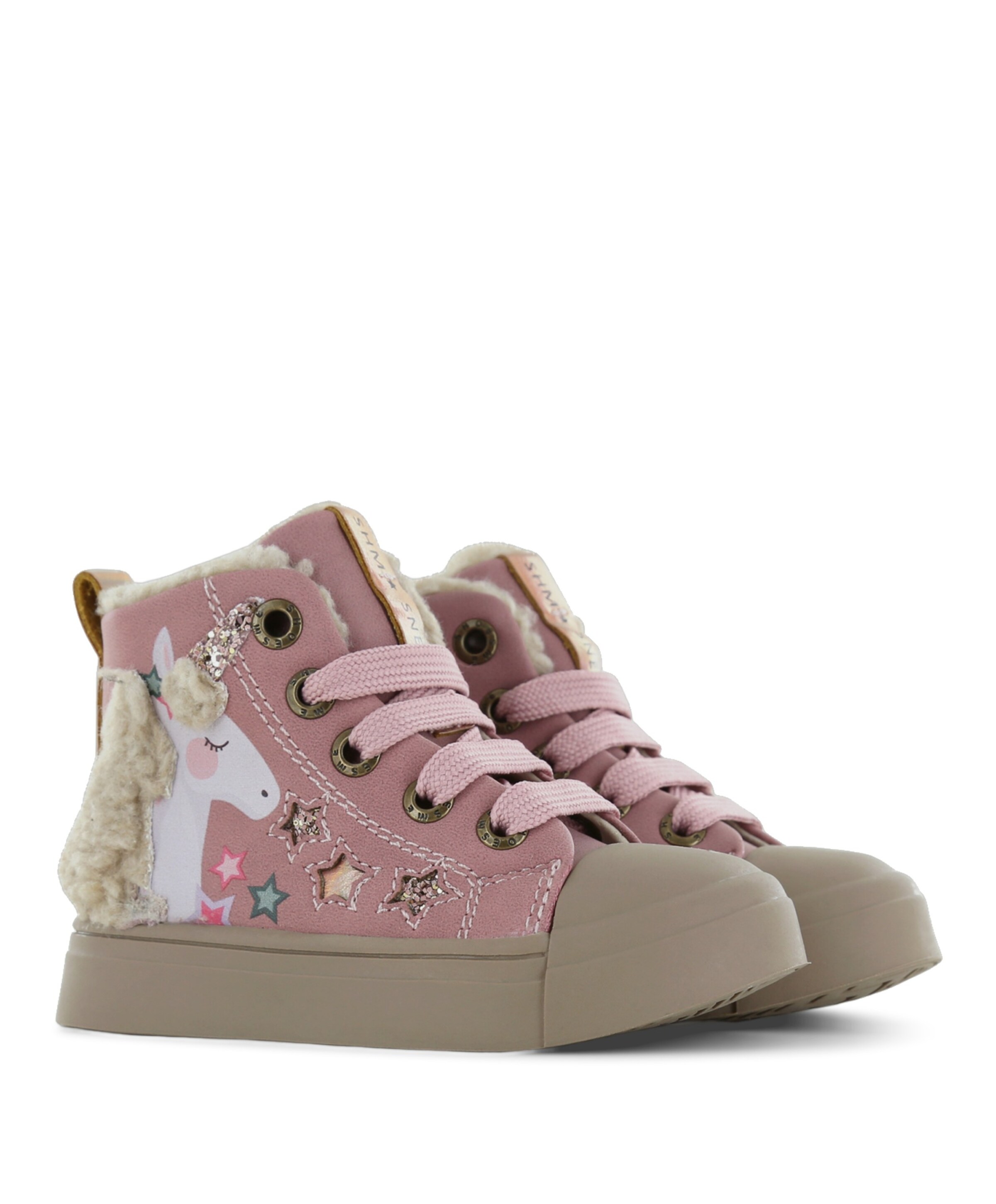 SHOESME meisjes veterschoenen roze