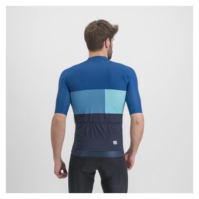 Maillot Manches Courtes Sportful Snap Bleu