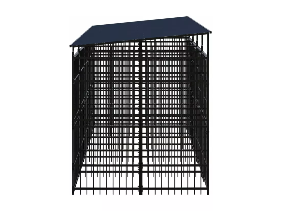 Chenil cage enclos pac noire 480 x 192 x 200 cm 02_0041772