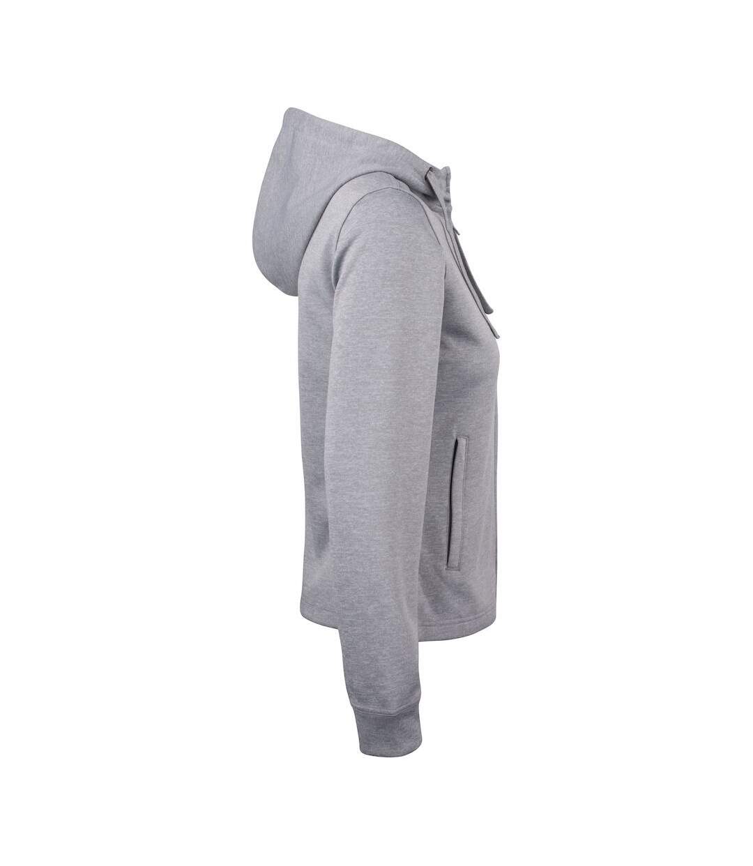 Clique - Veste à capuche BASIC - Femme (Gris chiné) - UTUB158