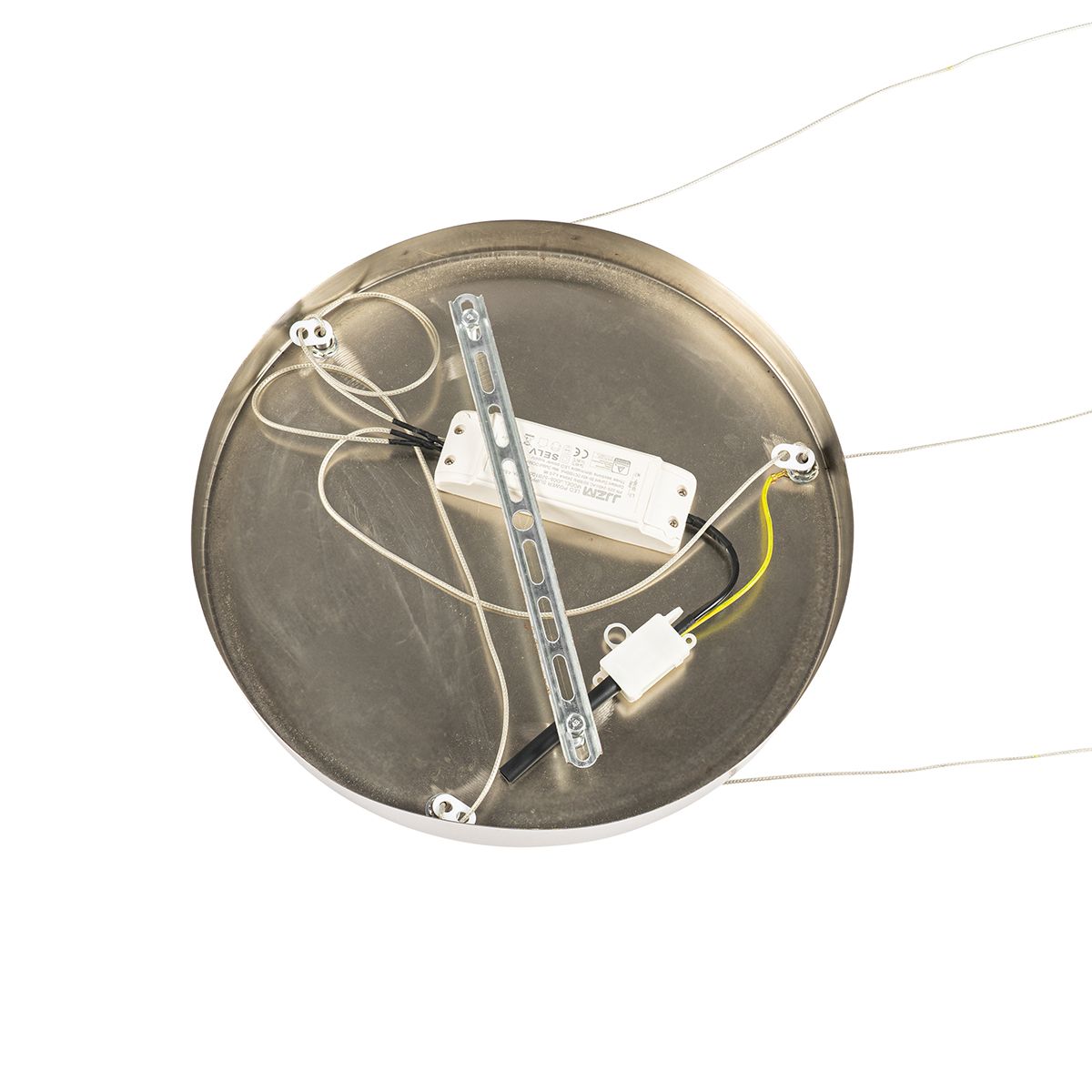 Hanglamp staal rond incl. LED 3-staps dimbaar 3-lichts - Lyani