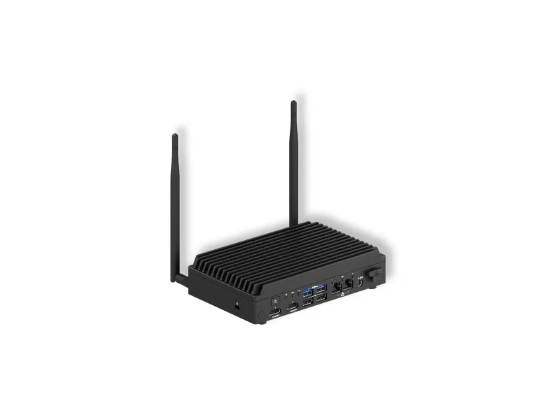 ASUS NUC 13 Rugged Tall BNUC13BRFA400B00I - Barebone - SFF 1 x Atom x7 x7425E / op til 3.4 GHz - RAM 0 GB - SSD - eMMC 64 GB - UHD Graphics - IEEE 802.11ax (Wi-Fi 6E), 2.5 Gigabit Ethernet, Gigabit Ethernet, Bluetooth 5.3 - sort