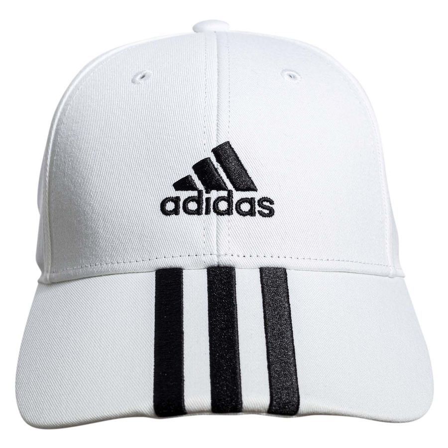 adidas Baseball Casquette 3-Stripes - Blanc/Noir
