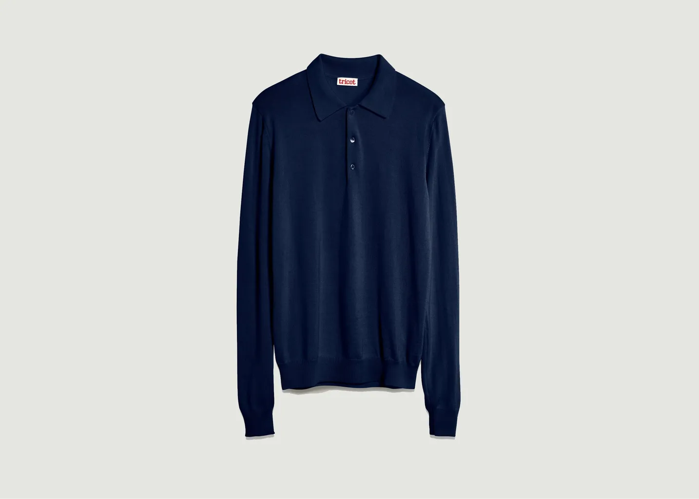 Polo en laine extrafine Tricot