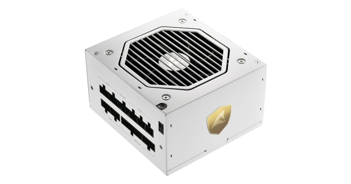 SharkoonRebel P20 1000 White modulaire 1000 watt voeding   (Wit, 1x 12V-2x6, 4x PCIe)