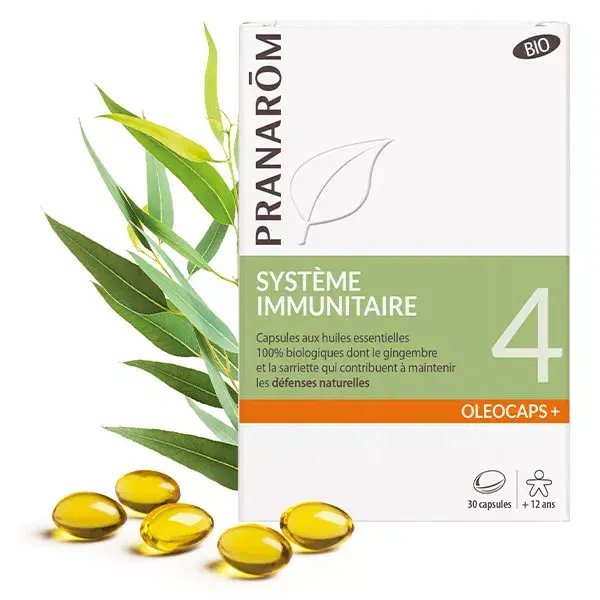 Pranarom Oleocaps+ Sistema Imunológico Orgânico 30 cápsulas