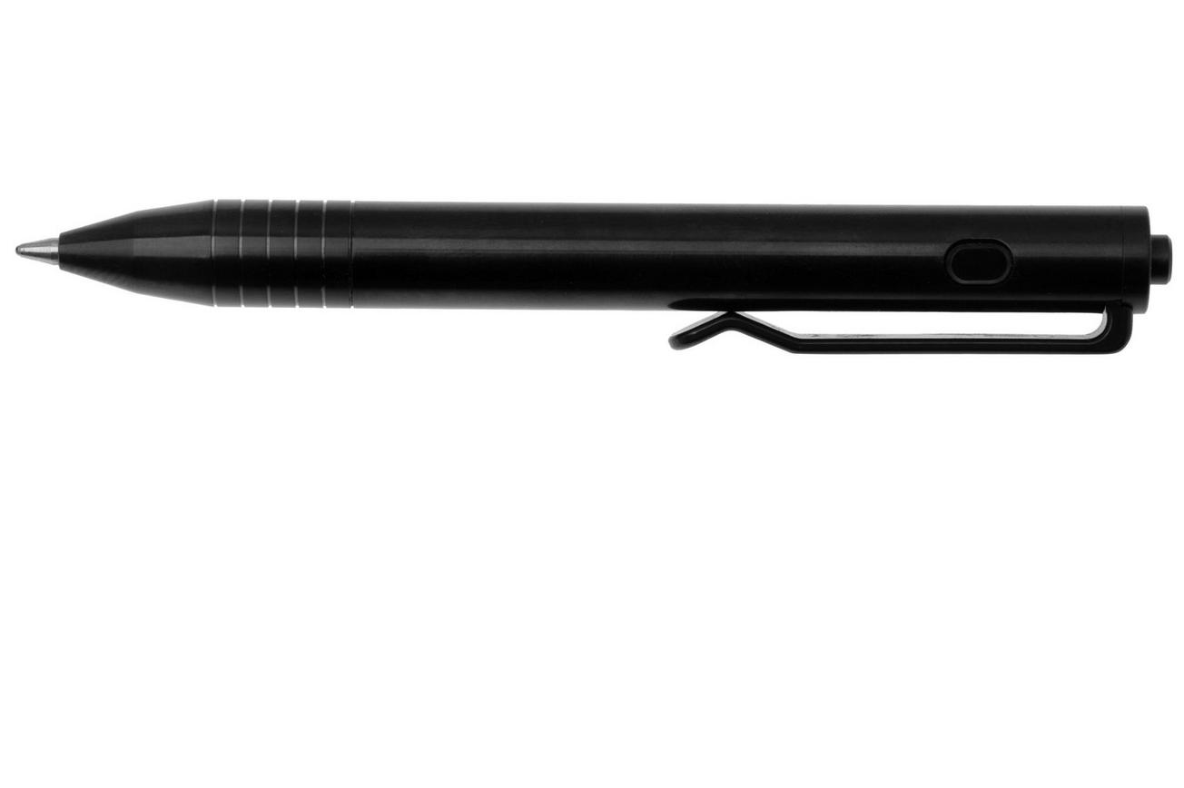 Big Idea Design Mini Dual Side Click Pen MDSC-DLC Black DLC Titanium, everyday carry pen