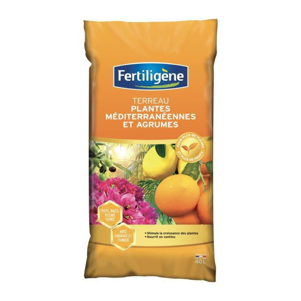 Terreau plantes mediterraneennes - 40 l