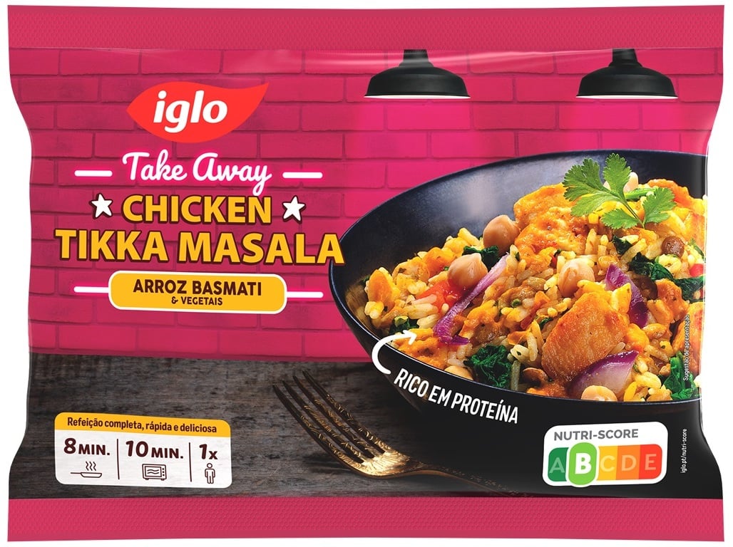 ARROZ CHICKEN TIKKA MASALA IGLO TAKE AWAY 400G