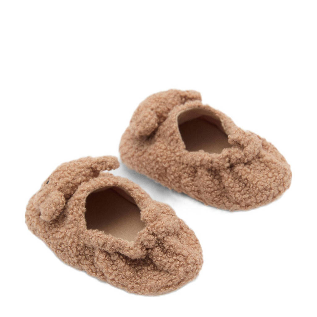Mango Kids pantoffels beige