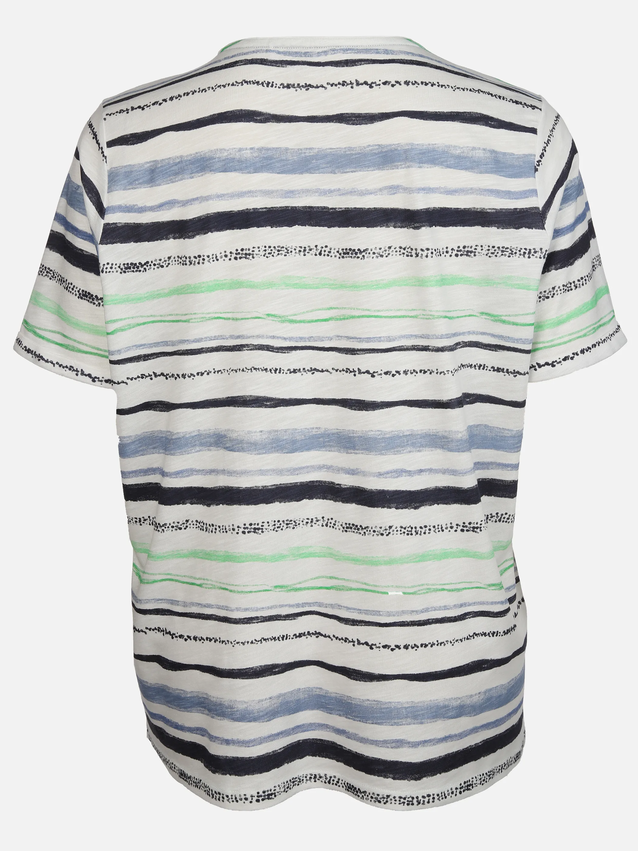 Große Größen T-Shirt in Streifenoptik