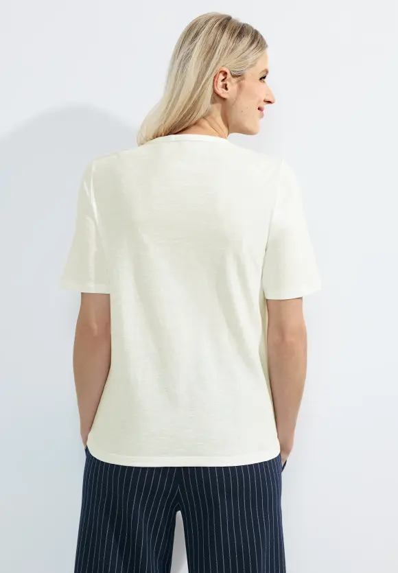 Basic T-Shirt - vanilla white