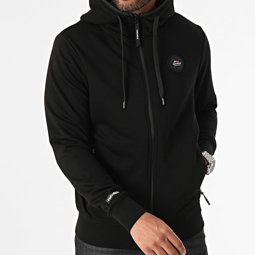 Sweat Capuche Zippé Sisco Ottawa Noir