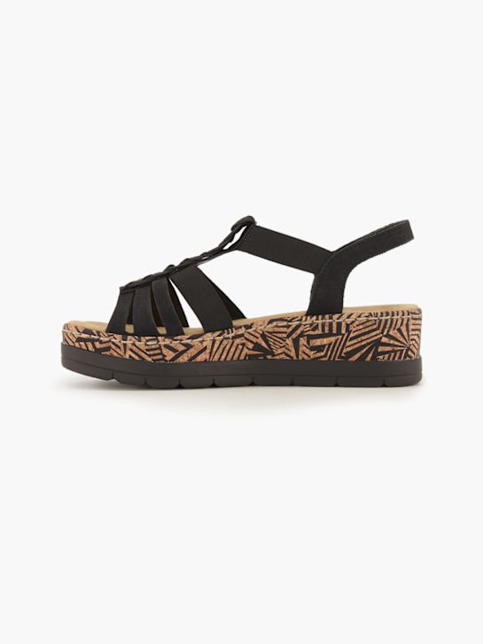 Rieker Sandalette Schwarz