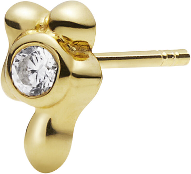 Maria Black Iris Stud Gold HP Gold