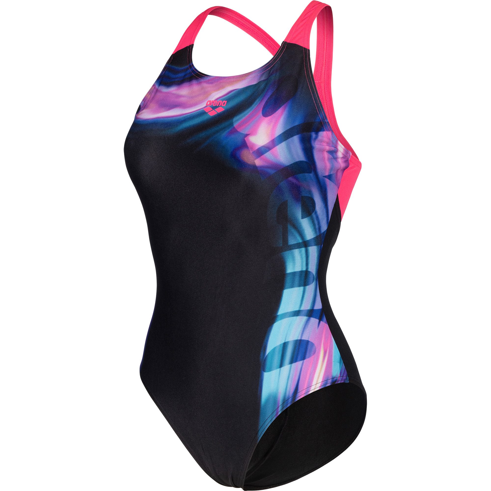 Arena Dreamhline V Back Badeanzug Damen schwarz