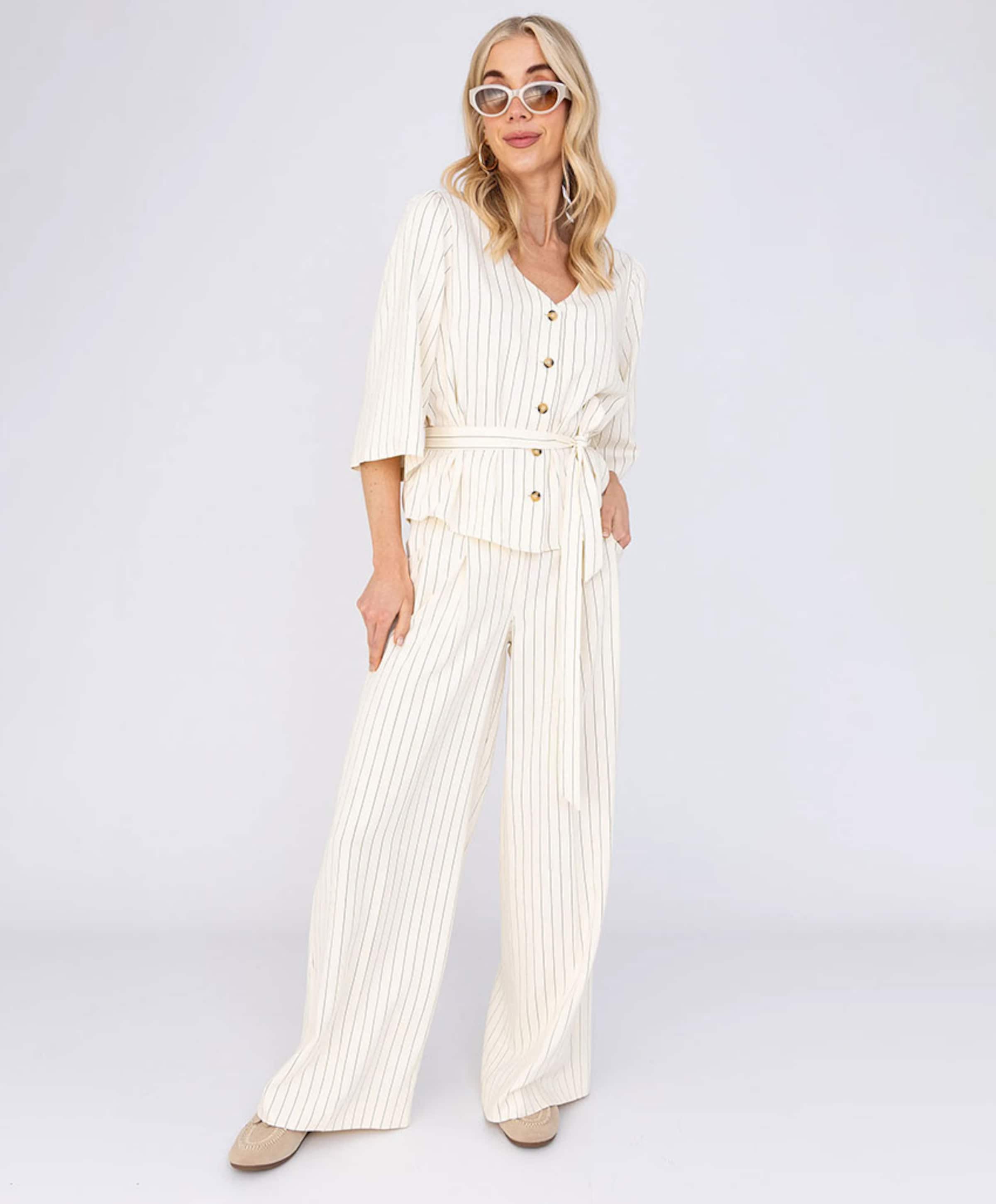 Anna 19a02-03478 dames broek ecru
