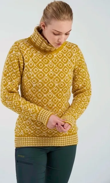 Devold Unisex Svalbard Sweater High Neck Arrowwood