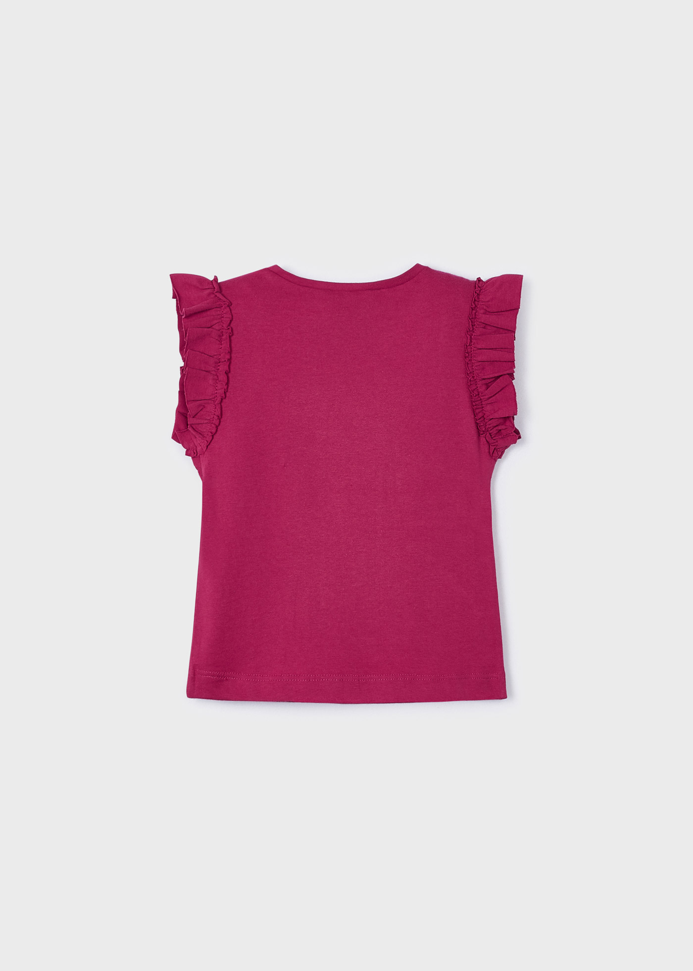Camiseta regata de algodão sustentável para meninas