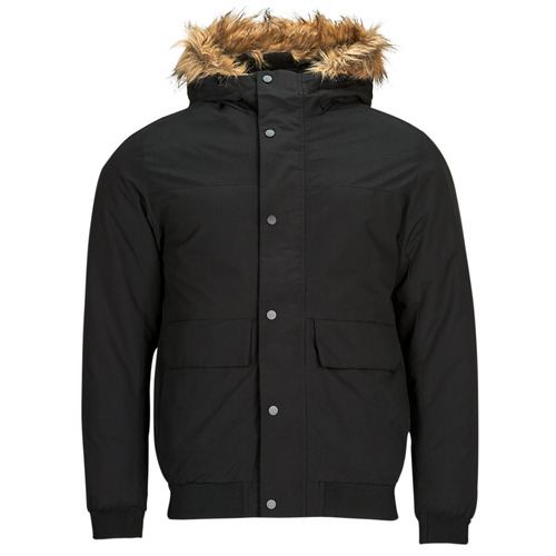 Jack & Jones - JJCHAMP BOMBER JACKET FUR - Noir
