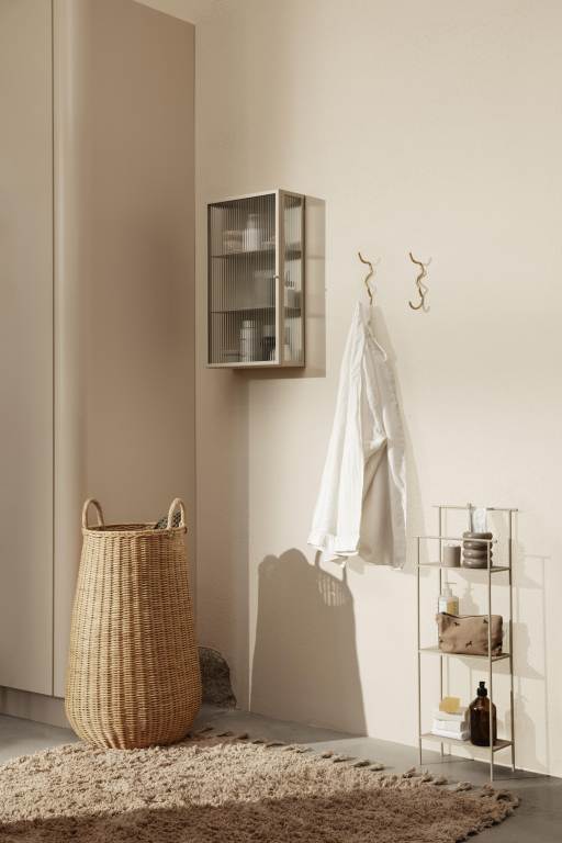 Ferm Living Curvature haak enkel messing