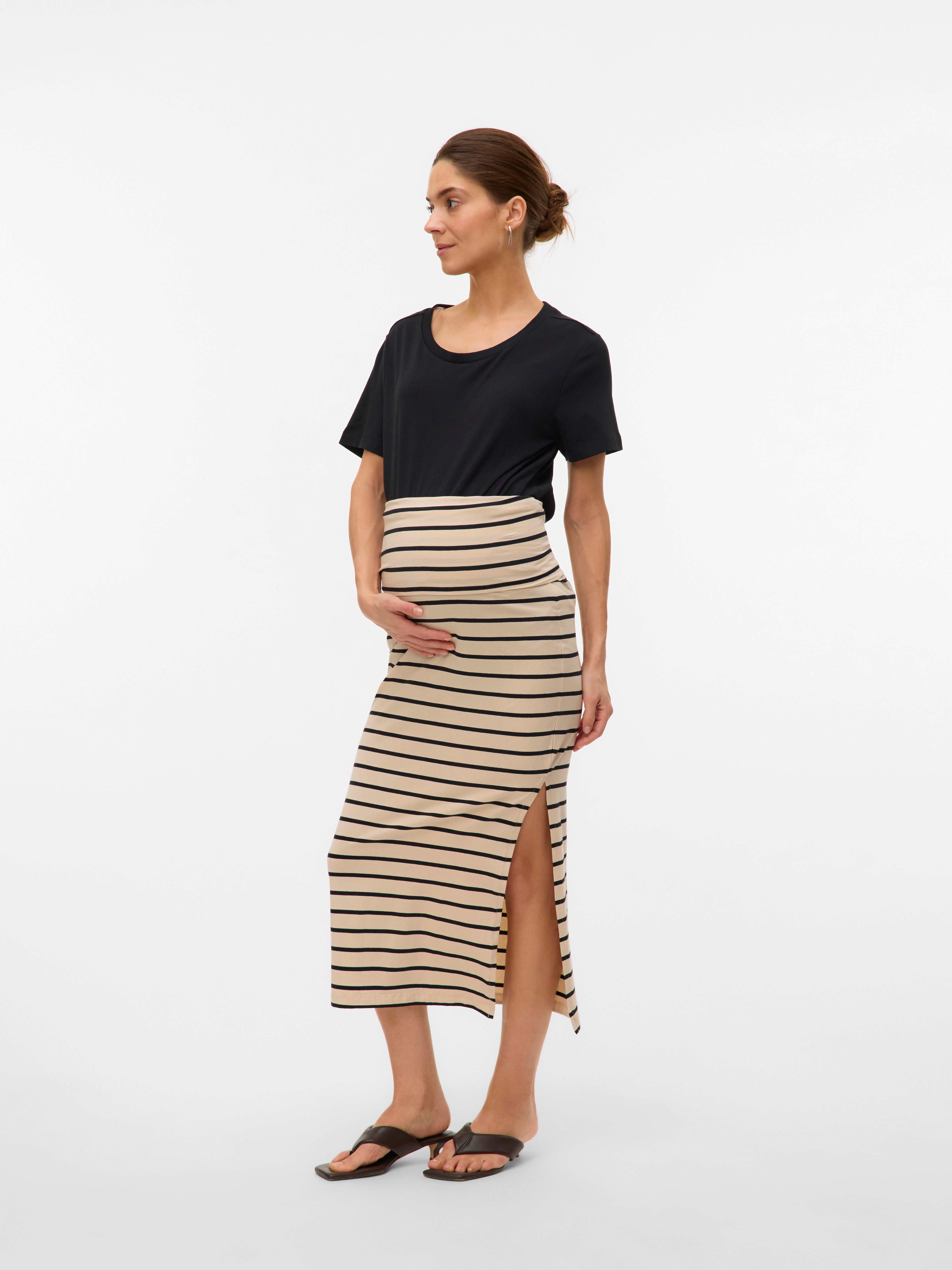High waist Lange rok