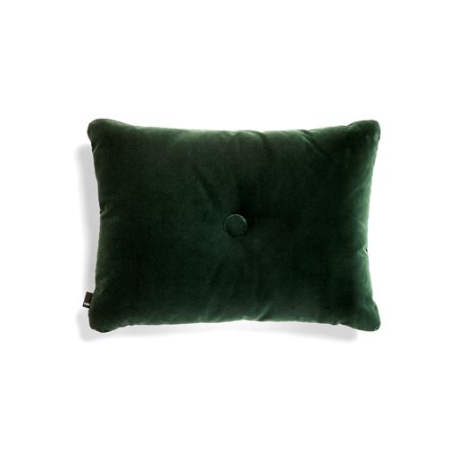 HAY Dot Cushion Soft Pyntepude, Mørkegrøn, 45x60 cm