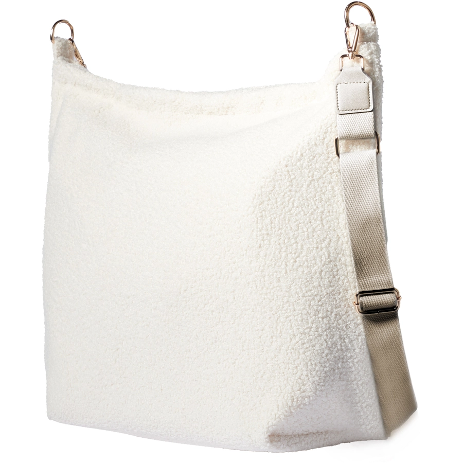 Nordic Coast Company Mom Bag Teddy Bouclé Natur