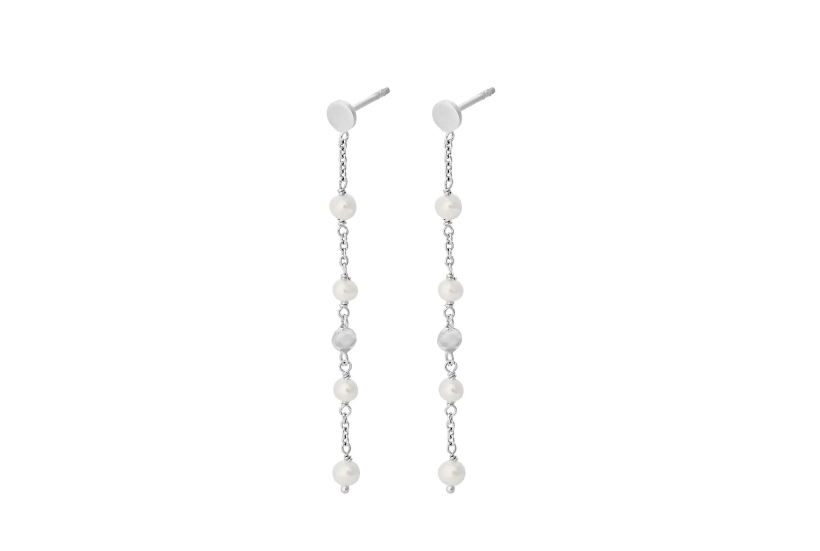 Pernille Corydon  Ocean Pearl øreringe - sølv