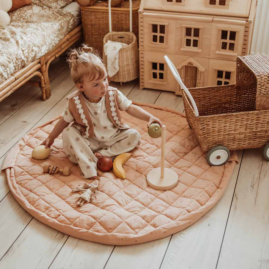 play&go baby speelkleed en draagtas noomad soft - fleuri