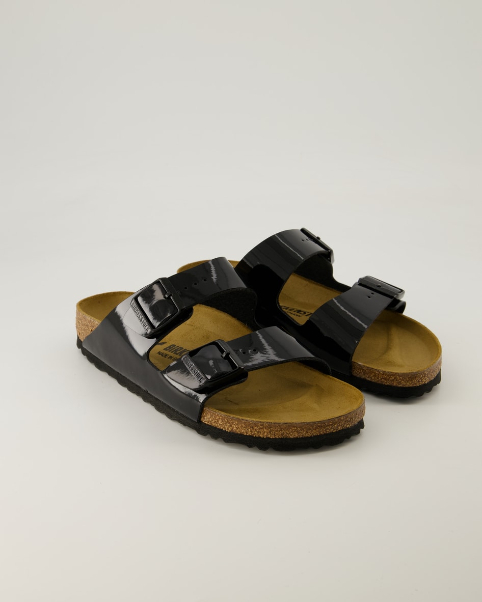 Birkenstock Arizona Pantoletten in Schwarz