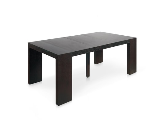 MENZZO - Table console extensible nassau bois wenge