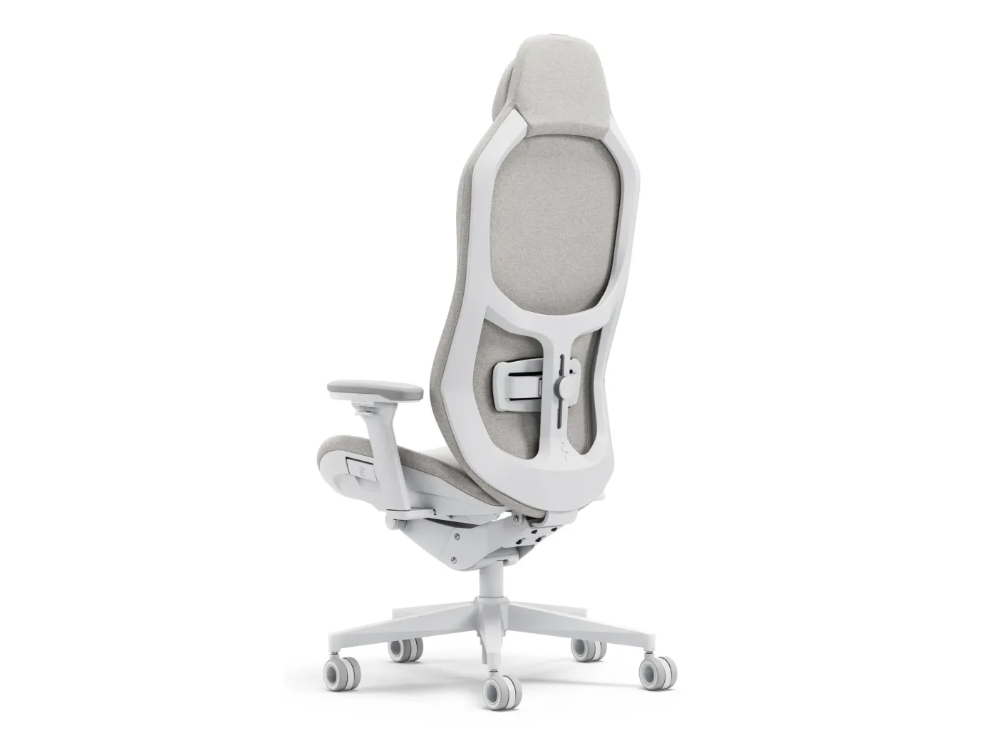 Fractal Design Refine - Spillestol - ergonomisk - lænestol - armstøtter - T-formet - vippe - glass fiber reinforced polyproylene/polyamide - let