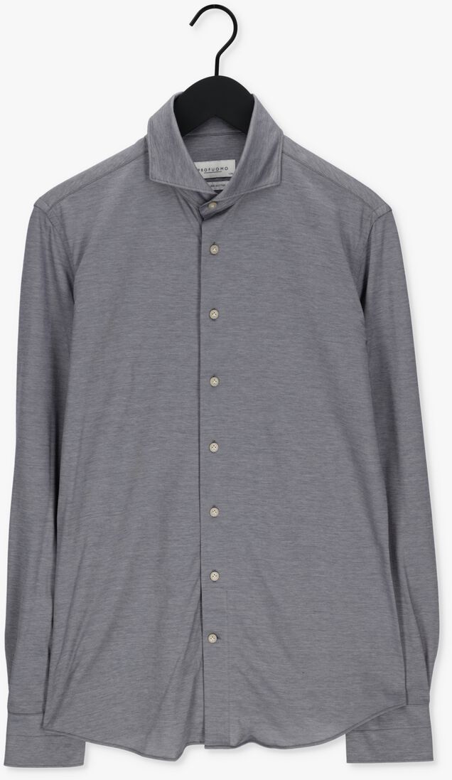 PROFUOMO blauwe profuomo casual overhemd shirt x-cutaway sc sf