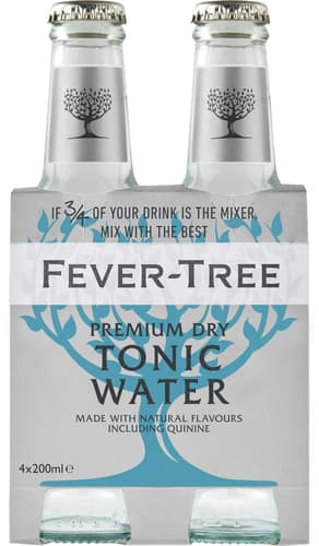 Fever-Tree Premium Dry Tonic Water 4x0,2 l (MEHRWEG)