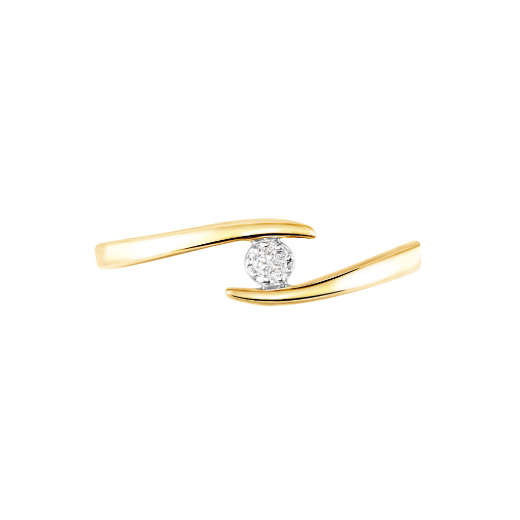 Bague Nolah Or Jaune Diamant
