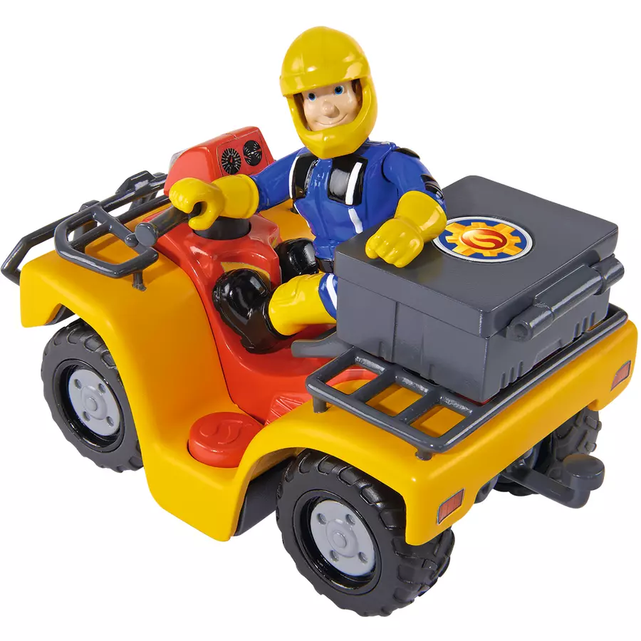Simba Toys Feuerwehrmann Sam - Mercury-Quad mit Figur