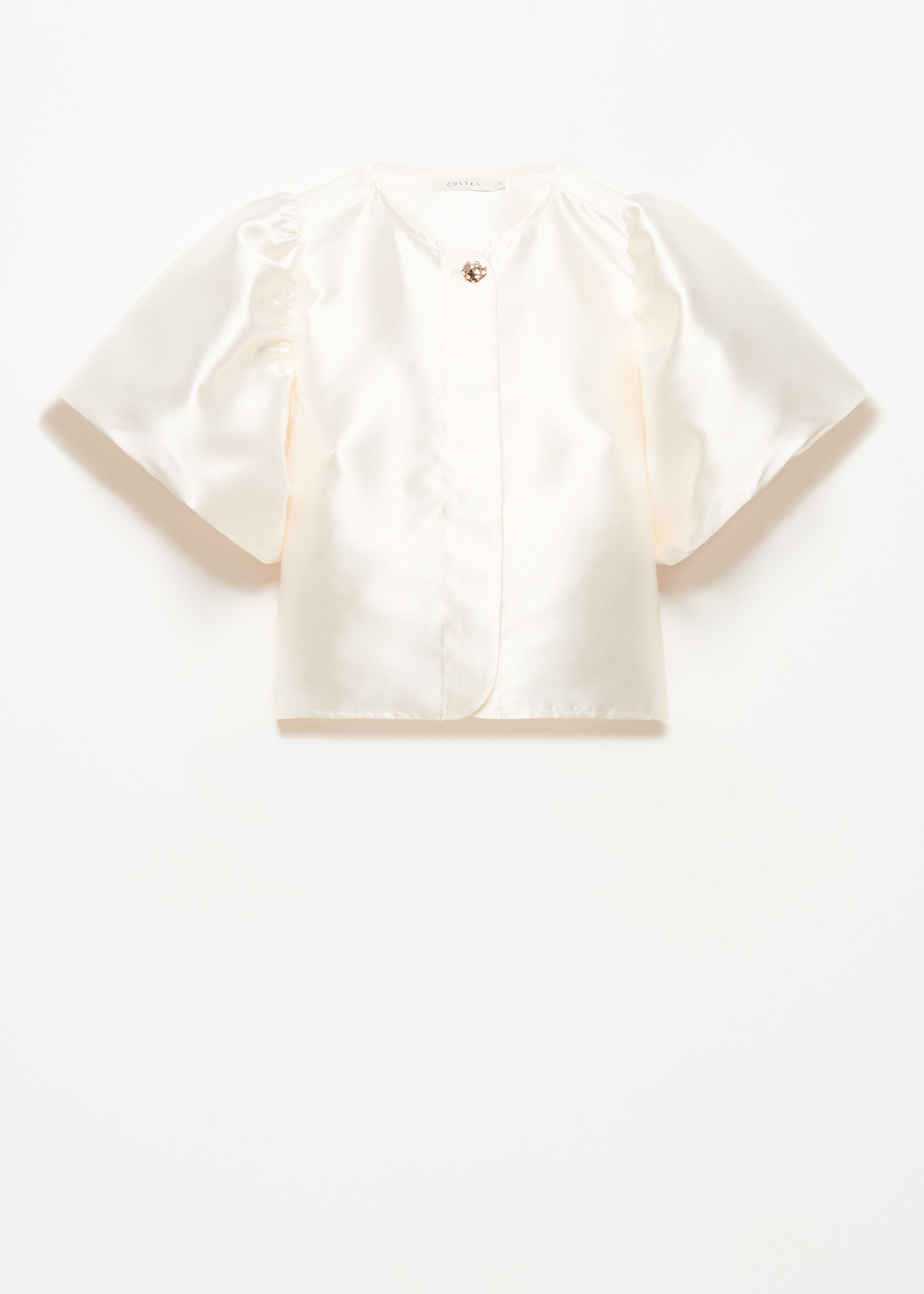 Blouse met pofmouwen