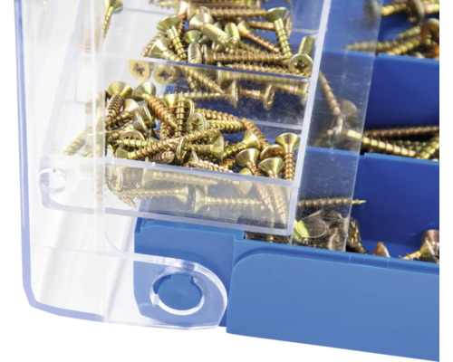 Multifunctioneel schroevenassortiment, 202 stuks
