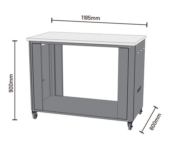 Cozze Outdoor-Küche 115, ca. B115/H90/T60 cm