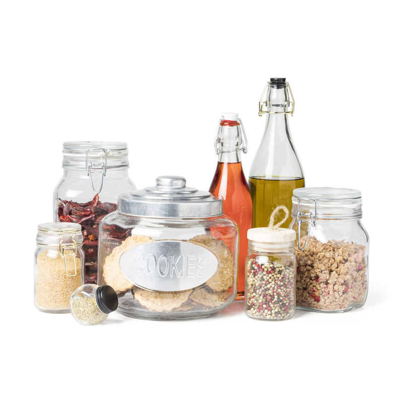 Opbergpotje met houten deksel - 250 ml