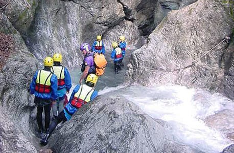 Canyoning in Interlaken als Geschenkidee