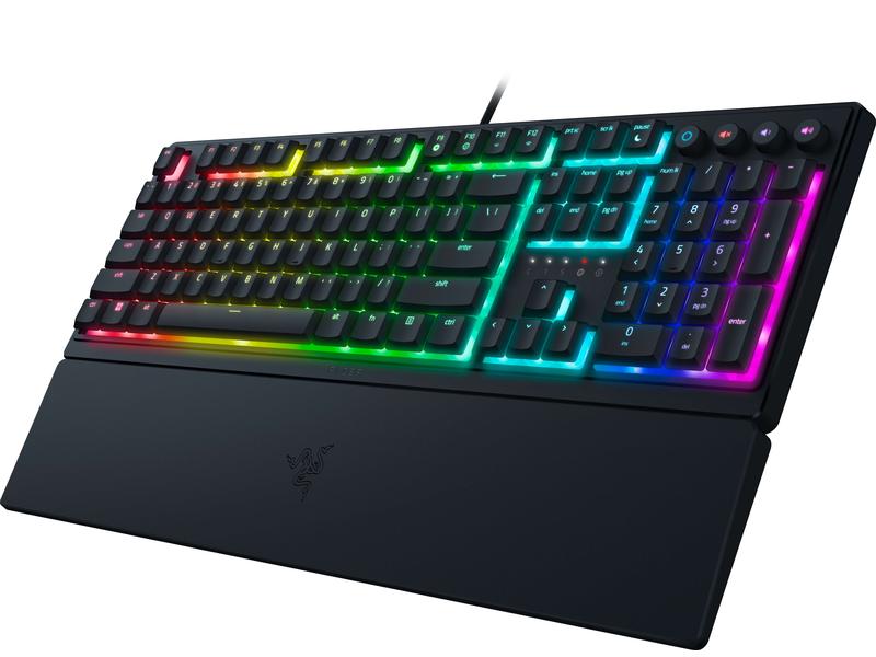 Razer Gaming-Tastatur Ornata V3 Flache Mecha-Membran-RGB-Gaming-Tastatur mit CH-Layout