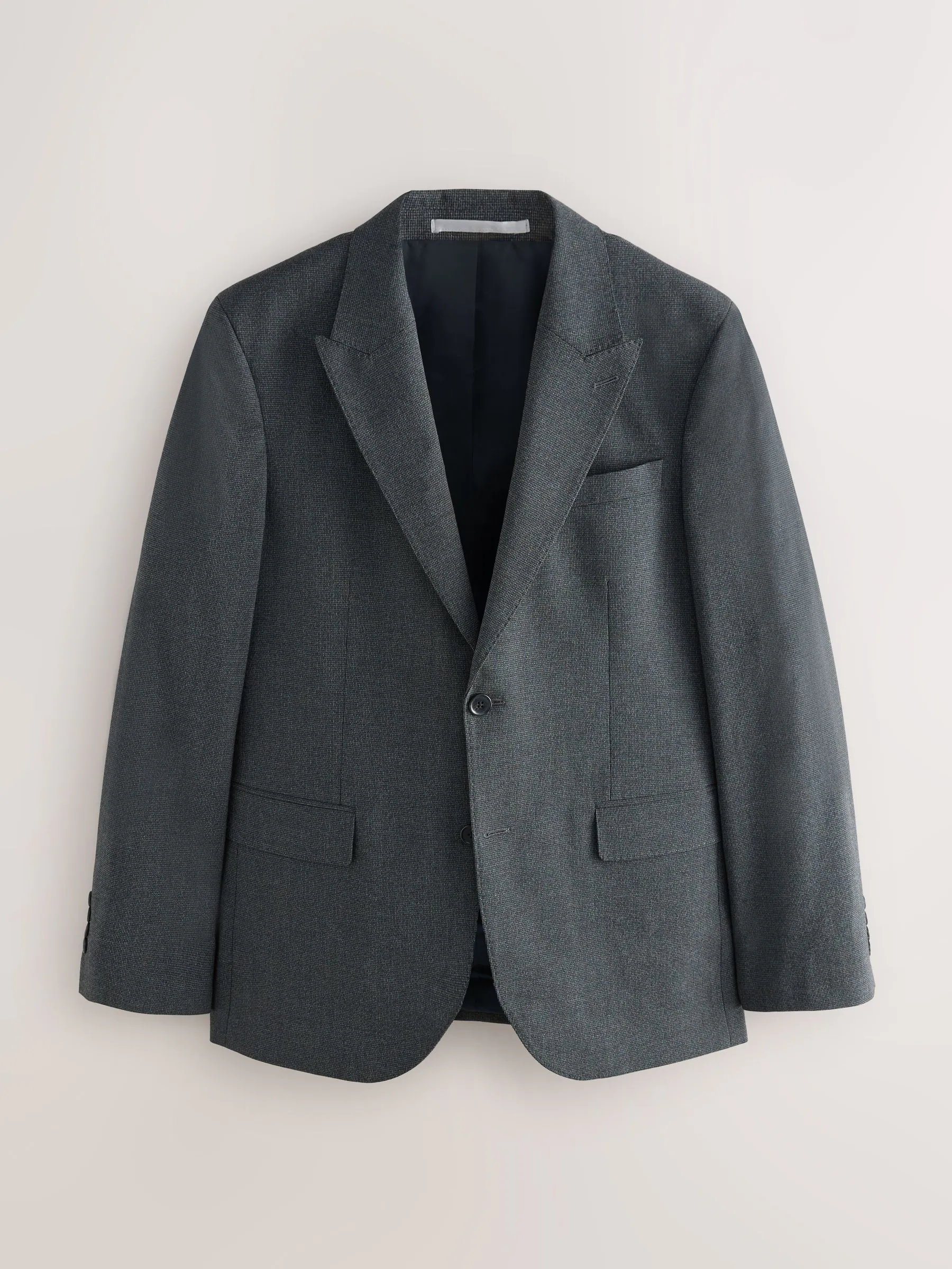 Grijs - Texture Motionflex Stretch Suit Jacket